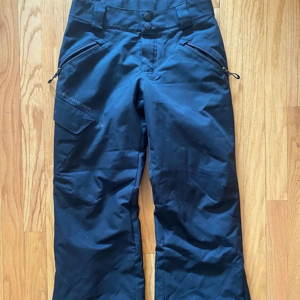 Obermeyer Aspen black youth ski pants size 10/12